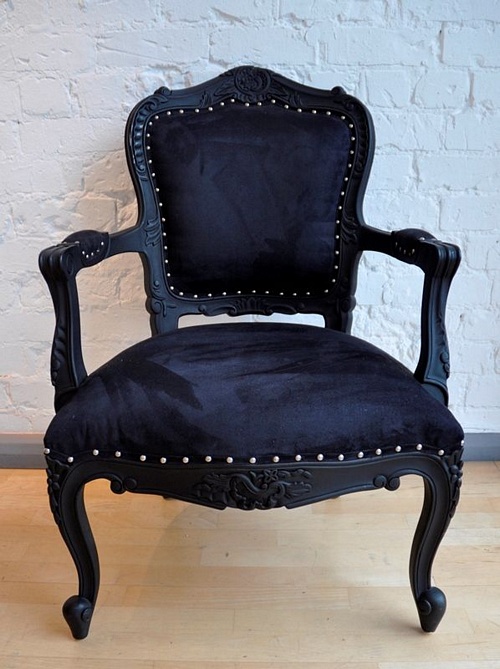 The Louis Chair - Matt Black Seating > Chairs