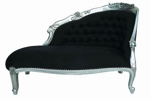 The Petite Chaise: Silver Leaf Seating > Chaise Longue