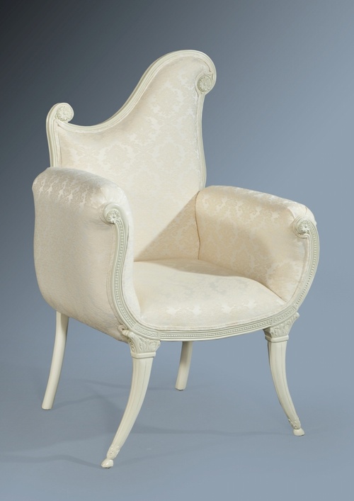 The Florence Chair: French White Seating > Chairs