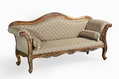 The Belfort Sofa: Antique Gold & Regina Seating > Sofas