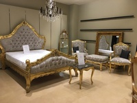 The Charles Bed - Gold Leaf & Champagne