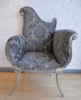 The Florence Chair: Antique Silver