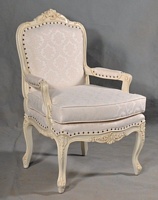 The Bergere Chair: Antique White