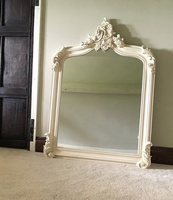 The Annecy Mirror:4Ft High- French Ivory/Cream