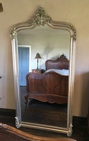 The Annecy Mirror: Antique Silver H- 213cm x W- 114cm