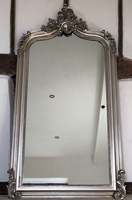 The Annecy Mirror: Antique Silver - 5FT High