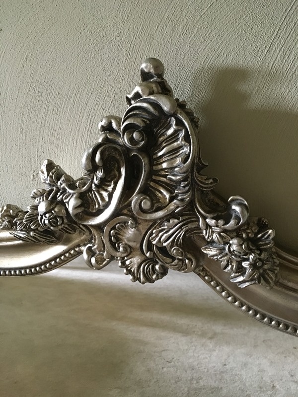 The Annecy Mirror: Antique Silver - 4FT High