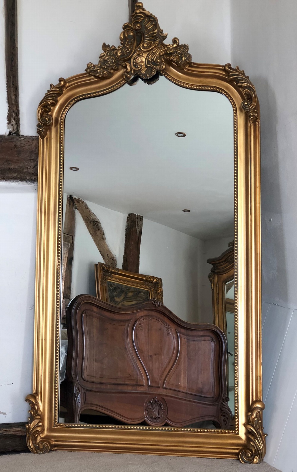 The Annecy Mirror: Antique Gold- 5FT High