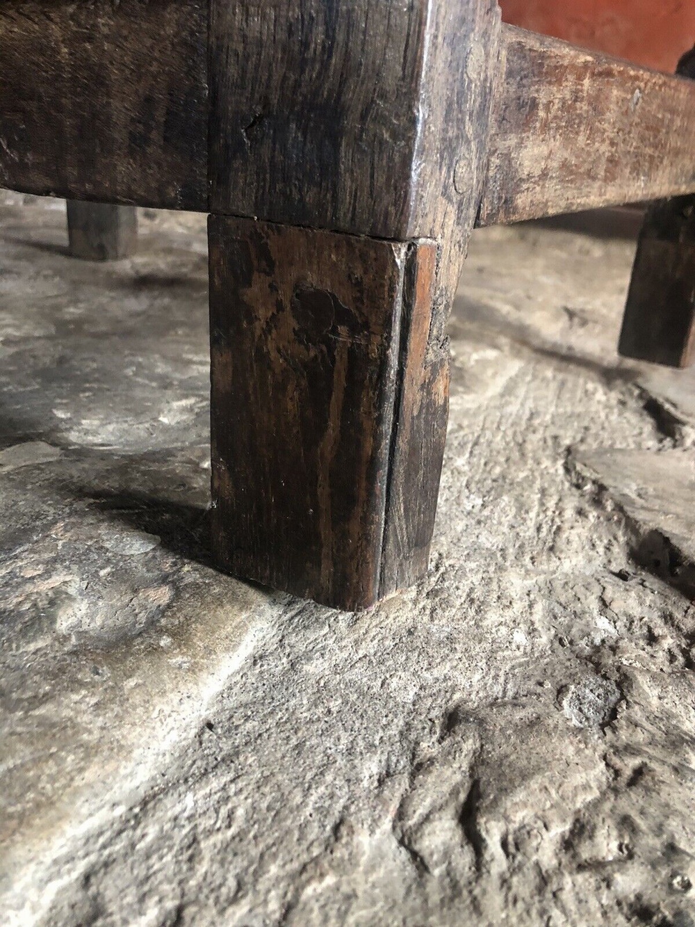 Original Rare English Oak Period Antique Wainscote Beautiful Patina 'Ear Pieces' Elaborate Carvings Armchair Chair - Fine Example Cica 1600s