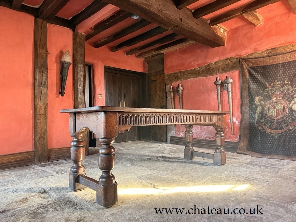 SOLD - Antique Oak Rustic Refectory Serving Kitchen Farmhouse Dining Table Seats 10!