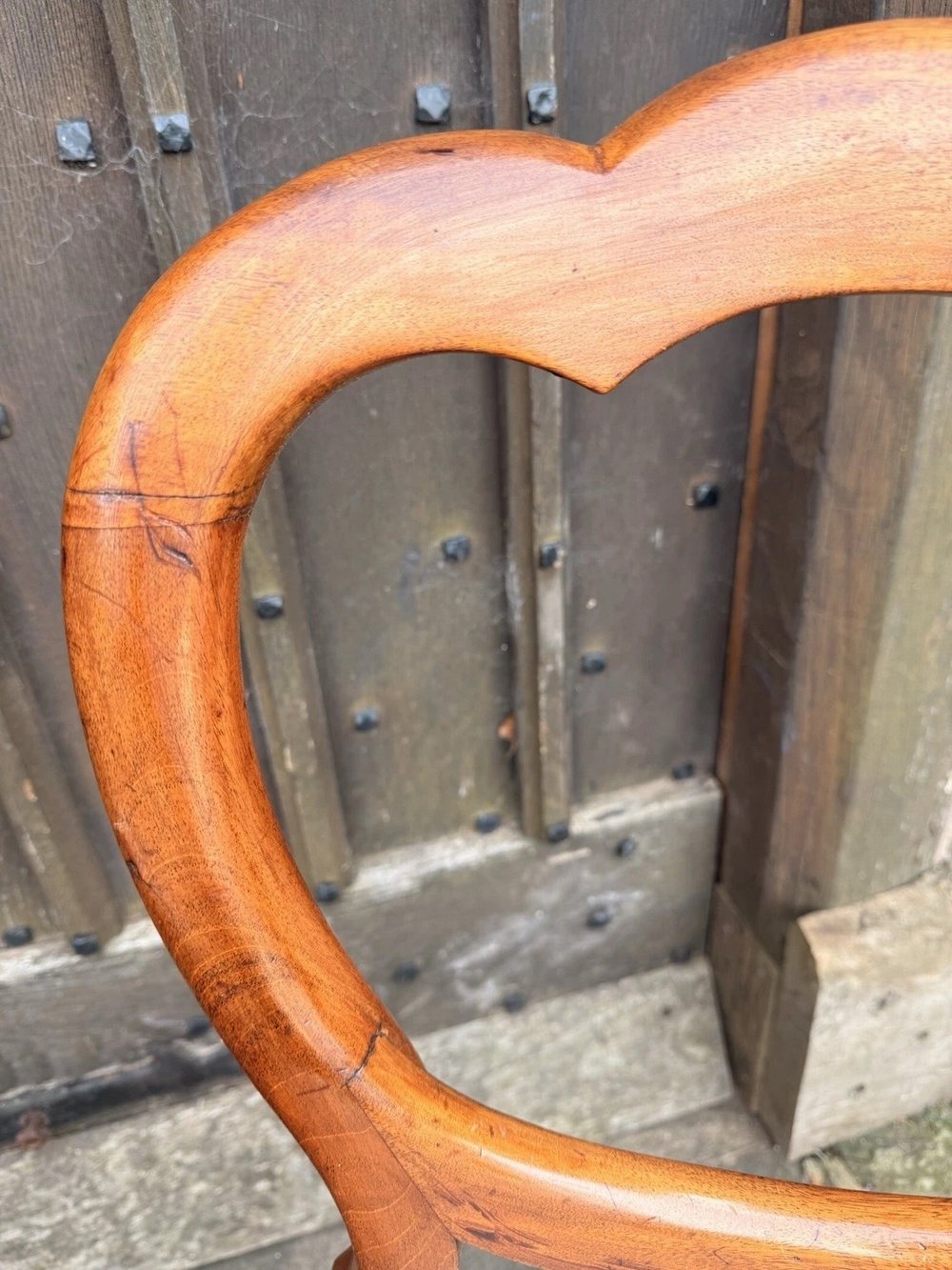 Set of 12 Antique Balloon Back Dining Chairs Circa 1870  made by master Carpenter James Reilly