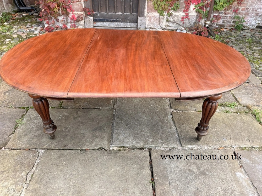 SOLD - Fine English Antique William IV Extending Pull Out Dining Table Circa 1830