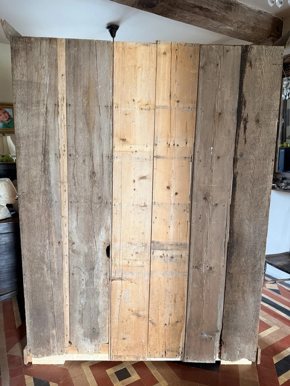 SOLD - Original Provincial Welsh Antique Farmhouse Rustic Pine Kitchen Dresser 1850 C